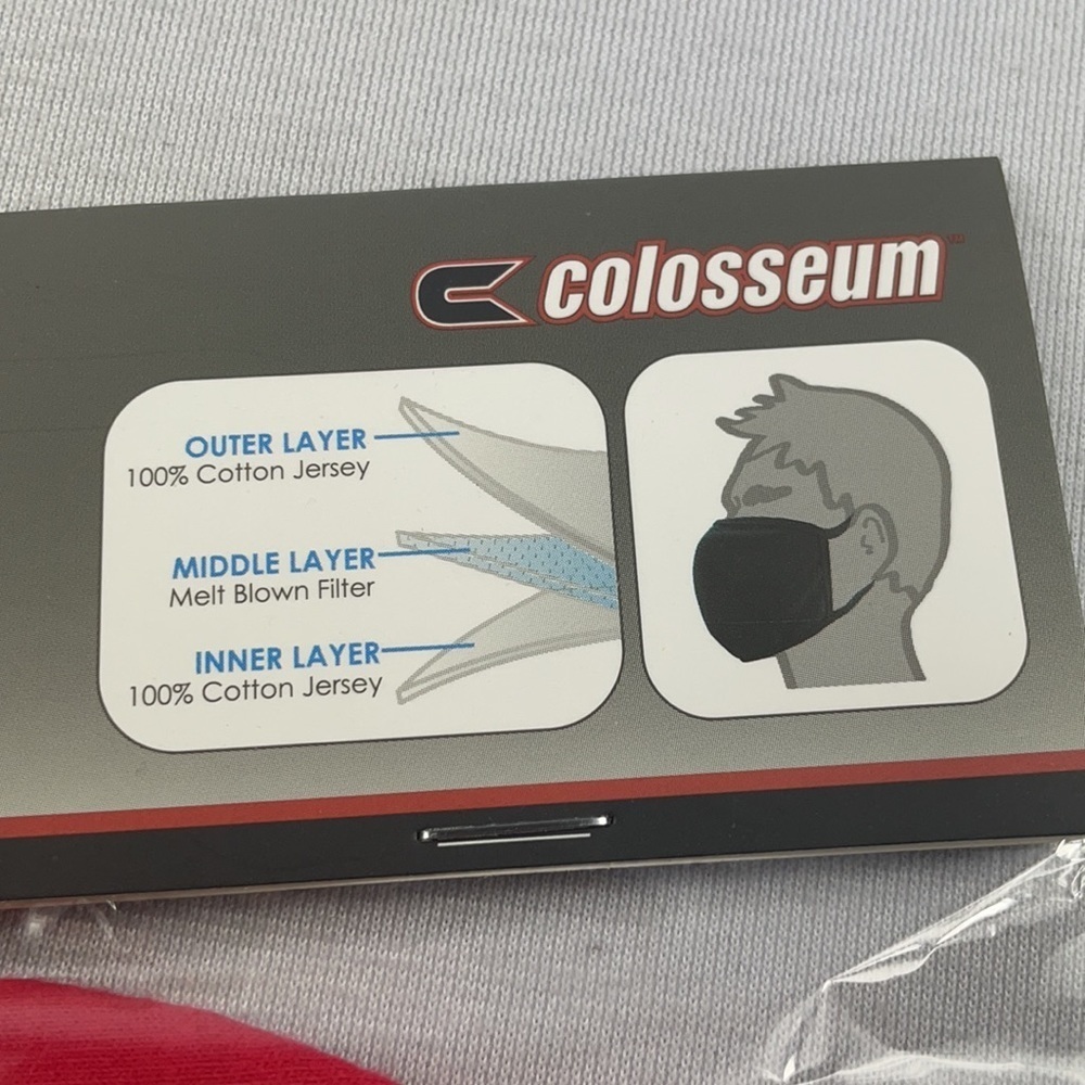 Colosseum Rutgers face mask - Picture 5 of 5